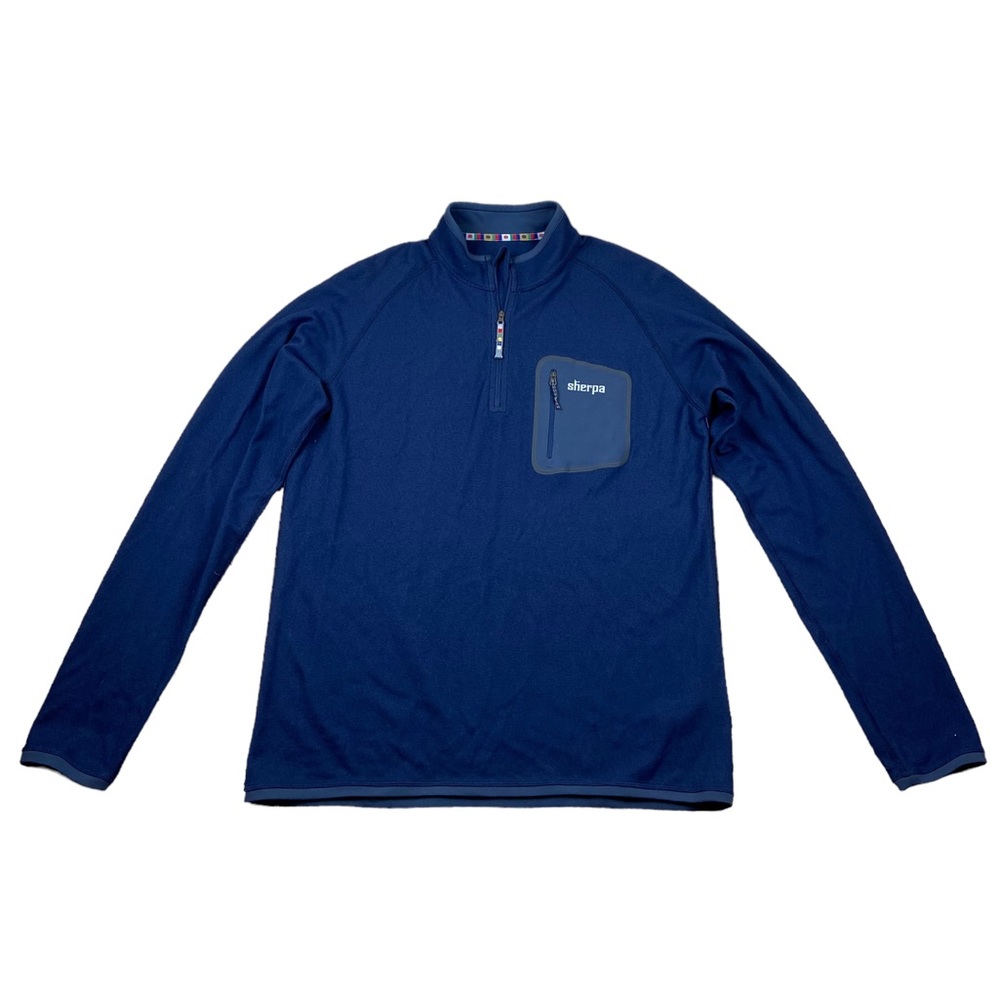 Sherpa Adventure Gear Mens XL Jacket 1/4 Zip Blue